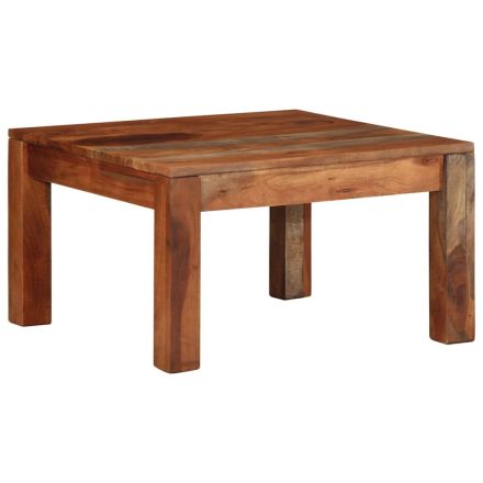 vidaXL dohányzóasztal 60x60x35 cm tömör fa akácfa
