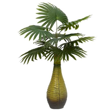 vidaXL zöld mesterséges pálmanövény 9 levéllel 65 cm