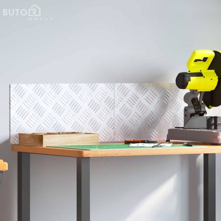 vidaXL Alumínium Mintás Lemezek 2 db Csúszásmentes 50x25 cm