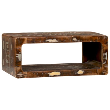 vidaXL TV szekrény Több színű 60x30x25 cm Tömör fa újrahasznosított