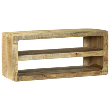 vidaXL TV szekrény 80x32x36 cm Tömör fa Mangó