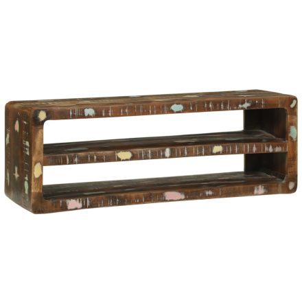 vidaXL TV szekrény 100x32x36 cm Tömör fa újrahasznosított