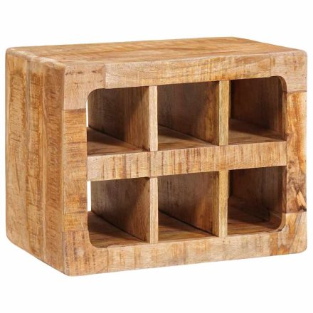 vidaXL Borágas tárolóval Barna 44 x 30 x 35 cm Szilárd mangófa