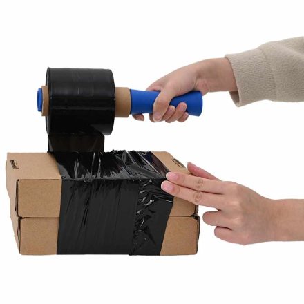 vidaXL stretch fólia 10 pcs fekete 23 μm 10 cm x 300 m