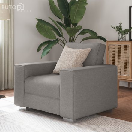 vidaXL Taupe Kanapé Szék - 59 cm Szövet