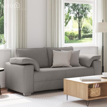 vidaXL Kétfős kanapé Barna 140 cm Szövet