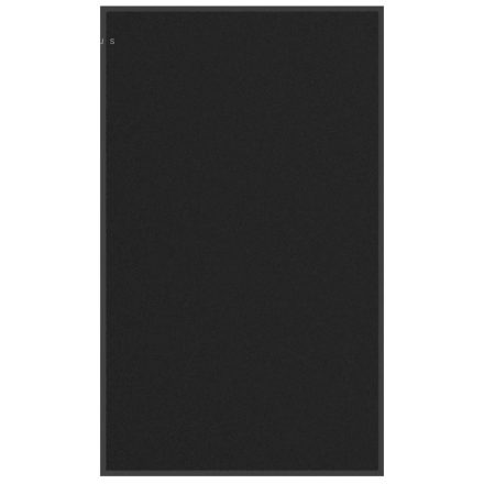 vidaXL lábtörlő fekete 90x150 cm