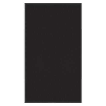 vidaXL lábtörlő fekete 115x200 cm