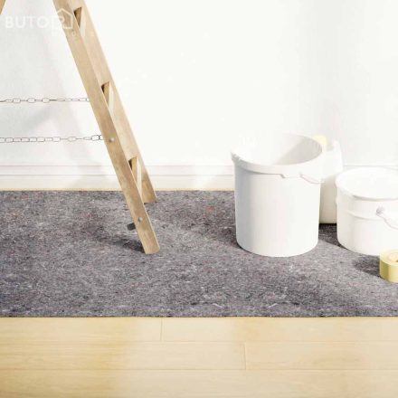 vidaXL szürke csúszásmentes takarófilc 25 m 220 g/m²