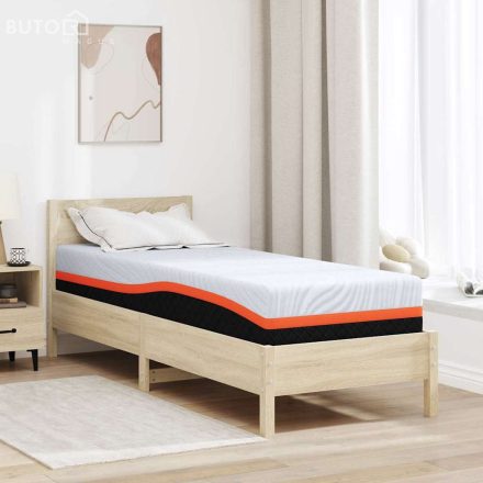 vidaXL Matrac Fehér és Szürke 80 x 200 cm Hab