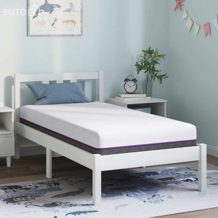 vidaXL Matrac Fehér, Szürke 80 x 160 cm Hab