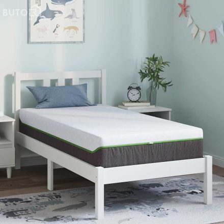 vidaXL Matrac Fehér és Szürke 80 x 160 cm Hab