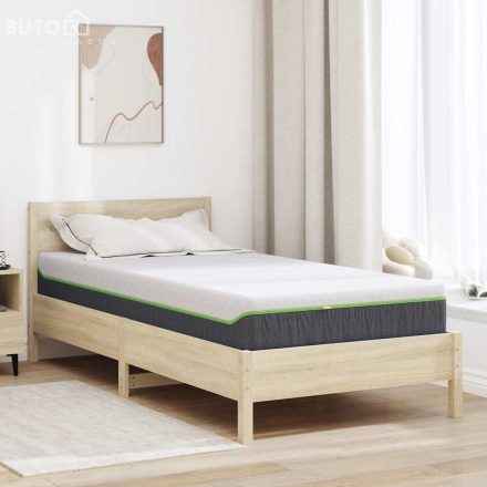 vidaXL Matrac Fehér és Szürke 120 x 200 cm Hab
