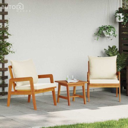 vidaXL Kerti Székek 2 db 59.5x65x71.5 cm Tömör Fa Akác