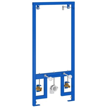 vidaXL Rejtett felszerelési keret bidéhez 50x112-136 cm Acél