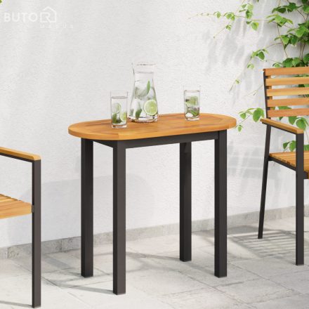 vidaXL Asztallap 80x40x2,2 cm Ovális Tömör Fa Akác