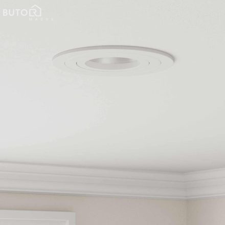 vidaXL Recessed Spotlights 6 db Kerek GU10 Fehér Ø91 mm