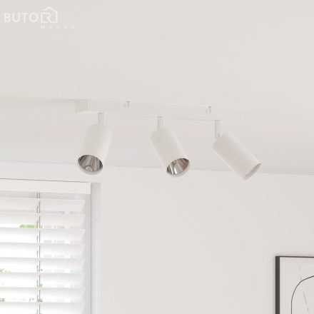 vidaXL mennyezeti reflektor 3 irányban állítható fehér GU10