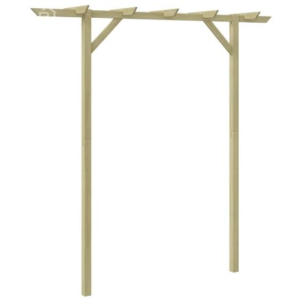 vidaXL fa kerti pergola 205 x 40 x 203 cm