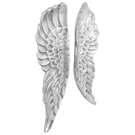 vidaXL Szárny Ezüst 91x31x5 cm Aluminium