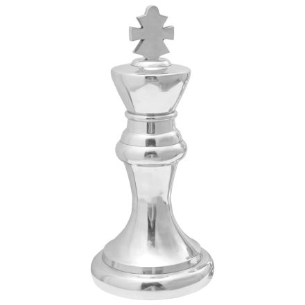 vidaXL Szobrok 2 pcs Ezüst Alumínium