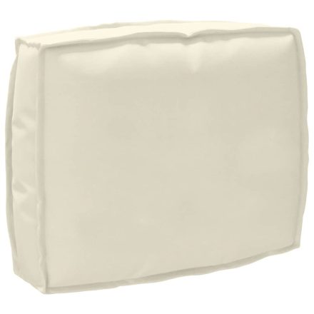 vidaXL Raklap párna háttámlához Krém 50 x 40 x 12 cm Oxford szövet
