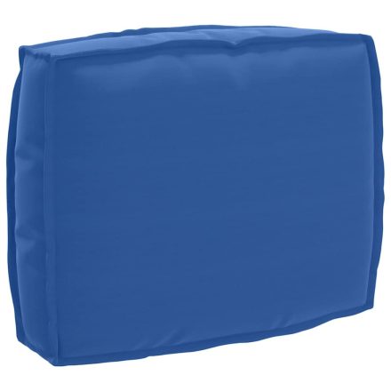 vidaXL Raklap párna háttámlához párnával Királykék 50 x 40 x 12 cm