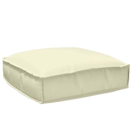 vidaXL Raklap párna ülőfelülethez Krém 50 x 50 x 12 cm Oxford szövet