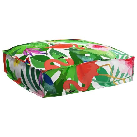 vidaXL Raklap párna ülőfelülethez Floral Sokszínű 50 x 50 x 12 cm