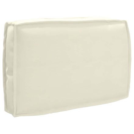 vidaXL Raklap párna háttámlához Krém 60 x 40 x 12 cm Oxford szövet