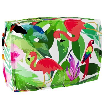 vidaXL Raklap párna ülőfelülethez Floral Sokszínű 60 x 40 x 12 cm