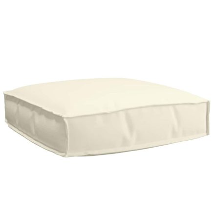 vidaXL Raklap párna ülőfelülethez Krém 60 x 60 x 12 cm Oxford szövet