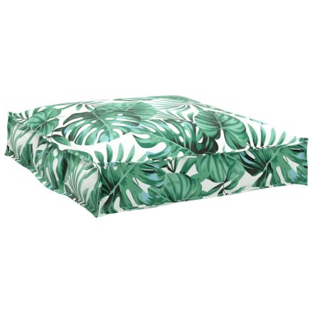 vidaXL Párna ülésre Levél minta 70x70x12 cm Oxford anyag