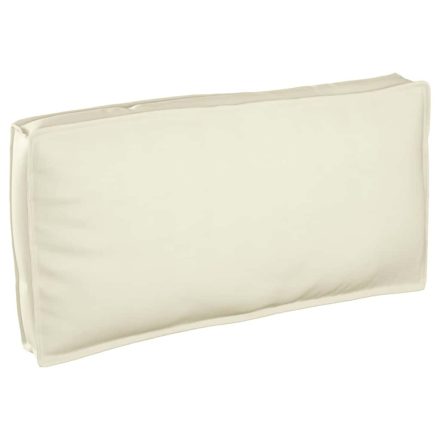 vidaXL Raklap párna üléshez/háttámlához Krém 120x60x12 cm Oxford szövet