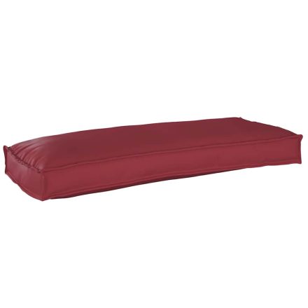 vidaXL Raklap párna padhoz Bordó 100 x 40 x 8 cm Oxford szövet