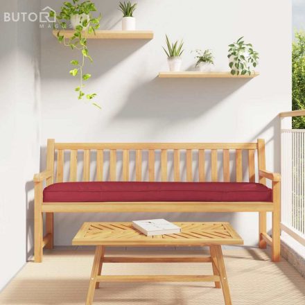 vidaXL Raklap Párna bordó 180 x 40 x 8 cm Oxford szövet