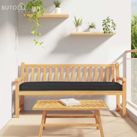 vidaXL Raklap Párna Fekete 200 x 40 x 8 cm Oxford szövet