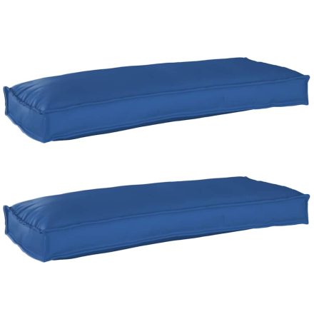 vidaXL Raklap párna készlet 2 pcs Királykék 100 x 40 x 8 cm