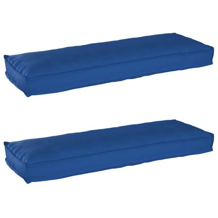 vidaXL Raklap párna készlet 2 pcs Királykék 120 x 40 x 8 cm