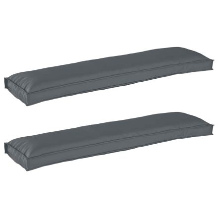 vidaXL Raklap párna készlet 2 pcs Antracit 150 x 40 x 8 cm