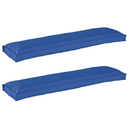 vidaXL Raklap párna készlet 2 pcs Királykék 150 x 40 x 8 cm