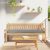 vidaXL Raklap párna készlet 2 pcs Szürke 180 x 40 x 8 cm Oxford szövet