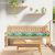 vidaXL Raklap párna készlet Virágos 2 pcs Levélminta 180 x 40 x 8 cm