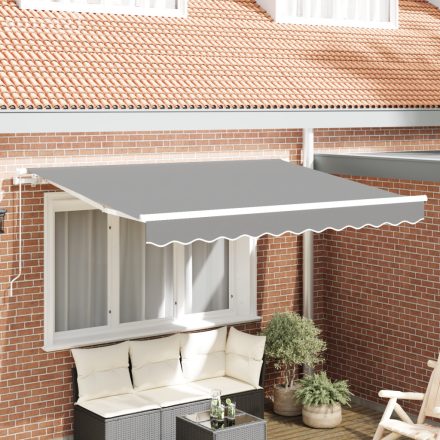 vidaXL Kihúzható Manuálisan Működő 3.5x2 cm Fém Napernyő