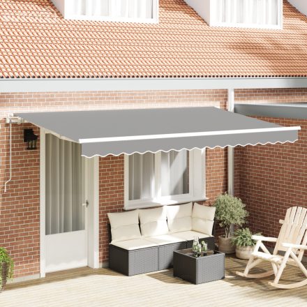 vidaXL Elektromos Napernyő Váz Behúzható 4x2 cm Fém