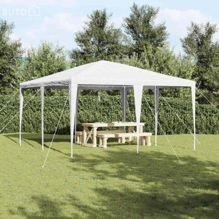 vidaXL Partysátor Fehér 400 x 400 x 266 cm Poliészter, Acél
