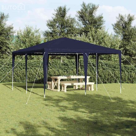 vidaXL Partysátor Kék és Fehér 400 x 400 x 266 cm Poliészter és acél