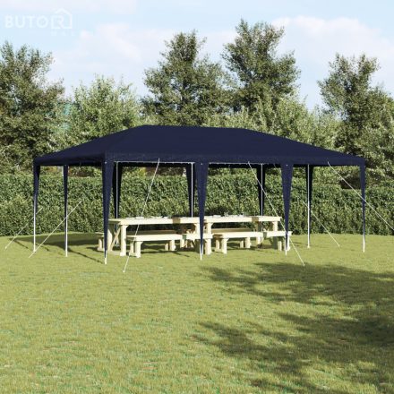 vidaXL Parti Sátra Kék 6x4 m PE