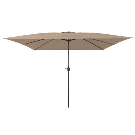 vidaXL Négyzet Alakú Kerti Napernyő 295x245 cm Taupe