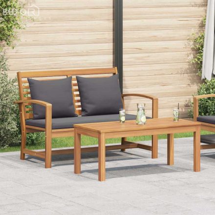 vidaXL Kerti pad Barna 110 x 64 x 76.5 cm Tömör tíkfa